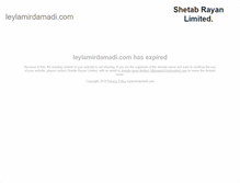 Tablet Screenshot of leylamirdamadi.com